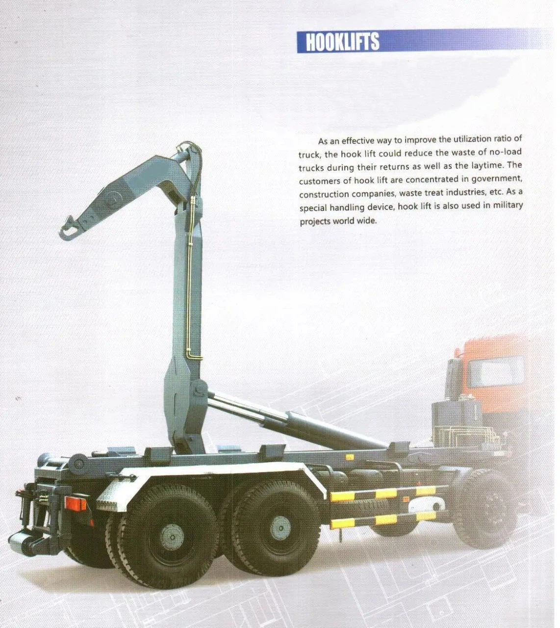 China High Quality Hook Lift Frame Kit Assembly 120t Manufacturers