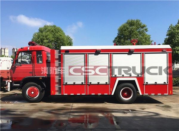 China High Quality 6000 Liters Fire Water Truck Manufacturers