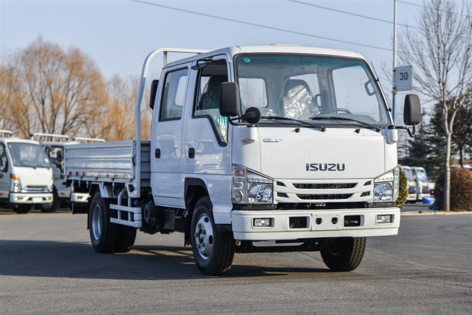 China High Quality ISUZU ELF 4Ton Payload Cargo Truck